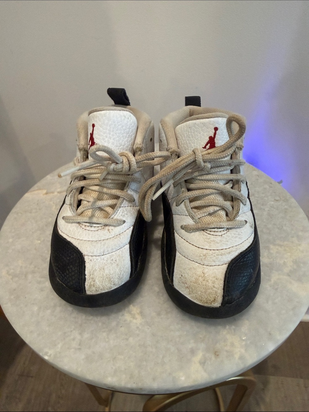 Jordan Toddler 12 Retro Sneakers with Red Jumpman